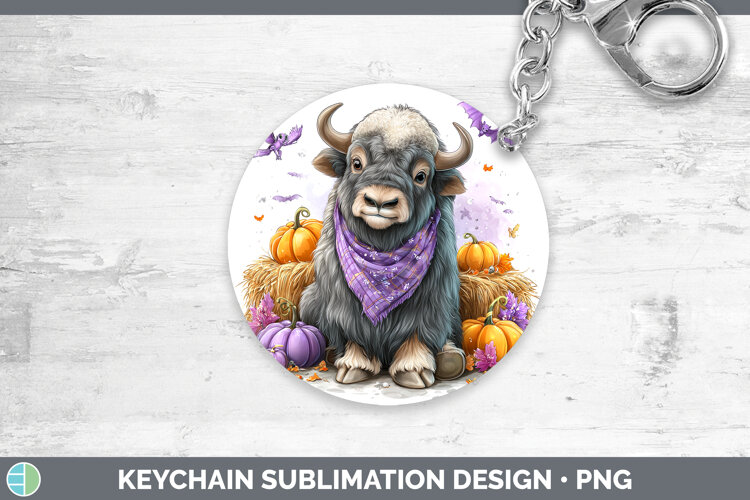 GorgeousWoodland Halloween Keychain design.