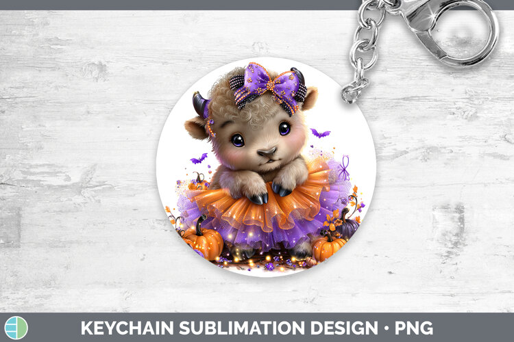 GorgeousWoodland Halloween Keychain design.