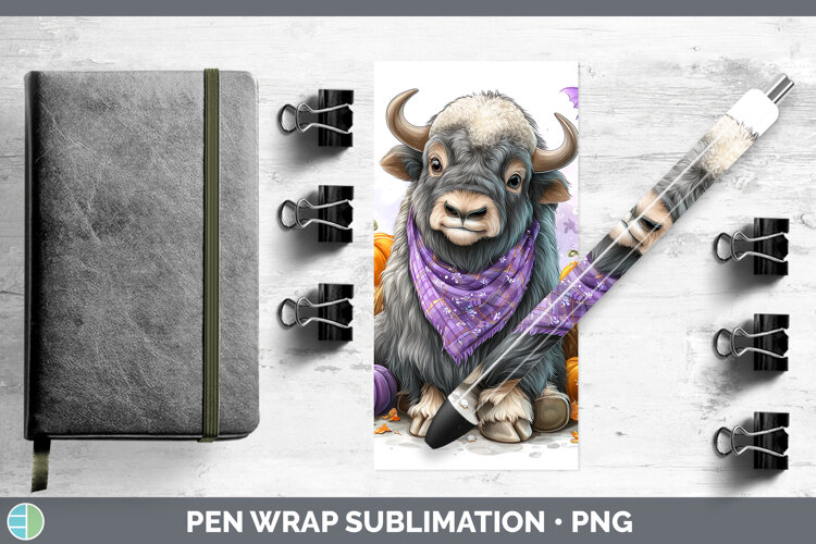 GorgeousWoodland Halloween Pen Wrap design.