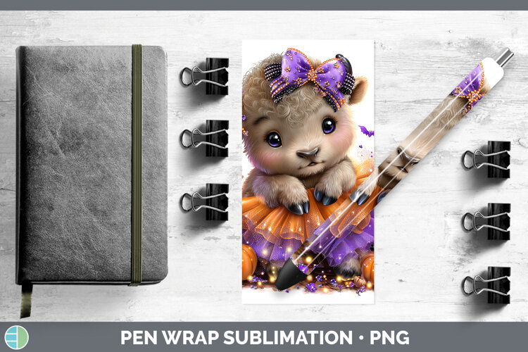 GorgeousWoodland Halloween Pen Wrap design.