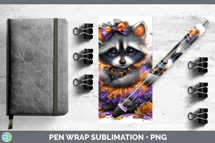 GorgeousWoodland Halloween Pen Wrap design.