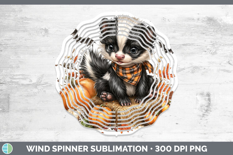 GorgeousWoodland Halloween Wind Spinner design.