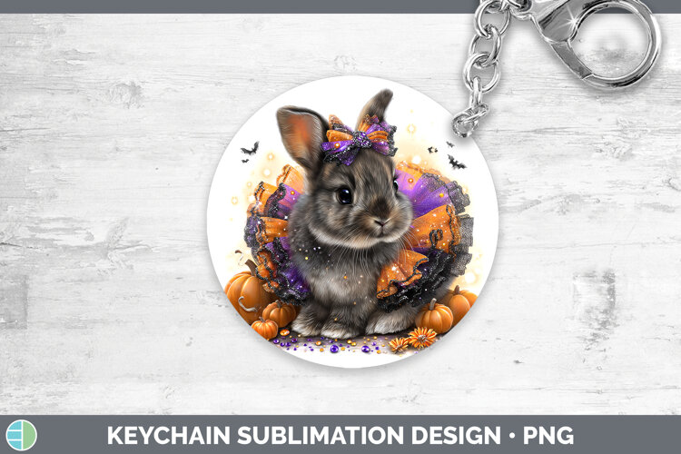 GorgeousWoodland Halloween Keychain design.