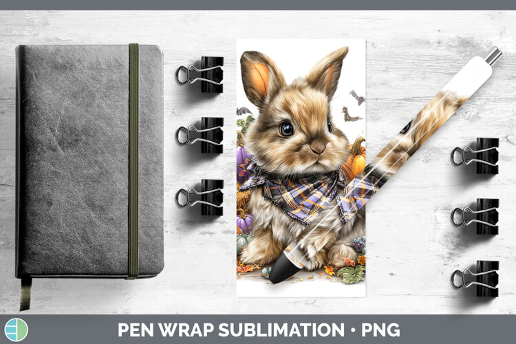 GorgeousWoodland Halloween Pen Wrap design.