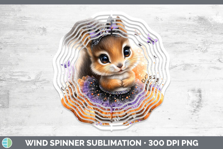 GorgeousWoodland Halloween Wind Spinner design.