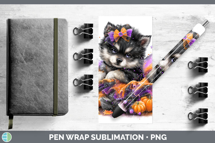 GorgeousWoodland Halloween Pen Wrap design.