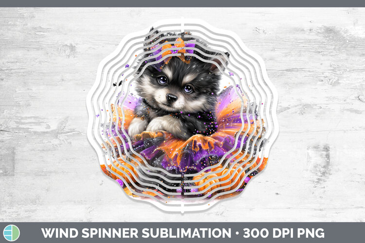 GorgeousWoodland Halloween Wind Spinner design.