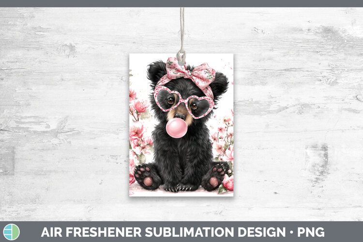 GorgeousWoodland Pink Bubble Gum Air Freshener design.