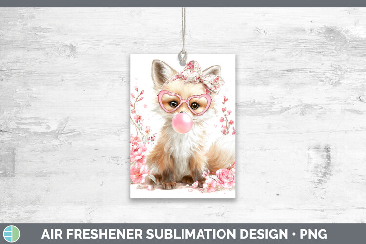 GorgeousWoodland Pink Bubble Gum Air Freshener design.