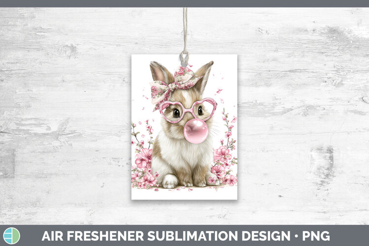 GorgeousWoodland Pink Bubble Gum Air Freshener design.