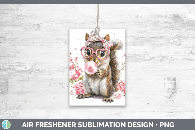 GorgeousWoodland Pink Bubble Gum Air Freshener design.