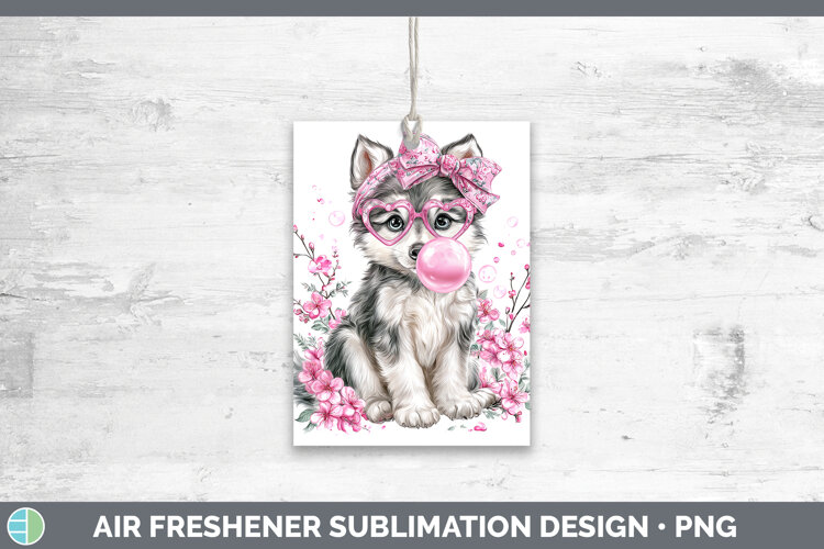 GorgeousWoodland Pink Bubble Gum Air Freshener design.