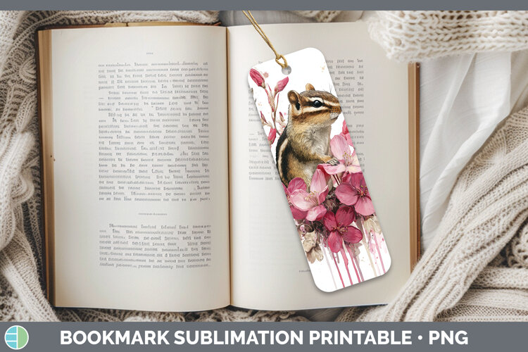 GorgeousWoodland Pink Drips Bookmark design.