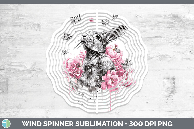 GorgeousWoodland Pink Drips Wind Spinner design.
