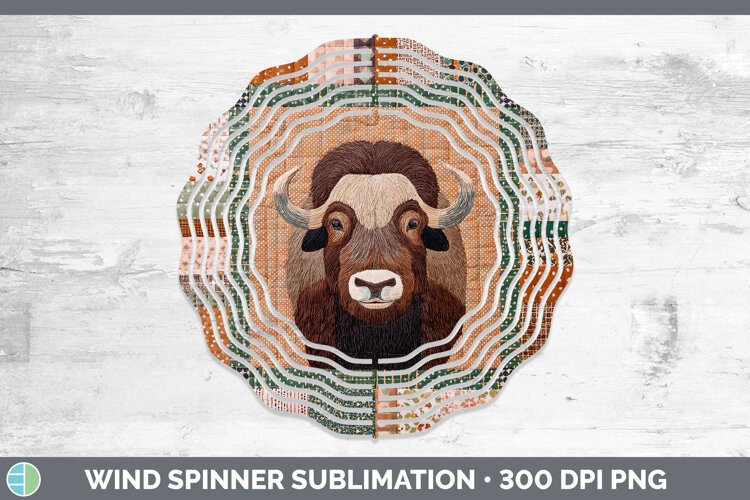 GorgeousWoodland Quilted Patchwork Wind Spinner design.