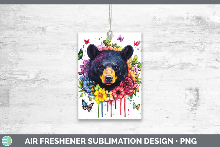 GorgeousWoodland Rainbow Splash Air Freshener design.