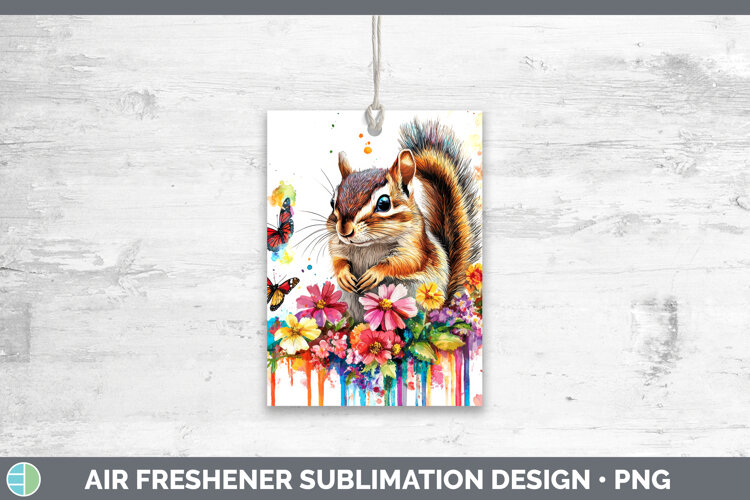 GorgeousWoodland Rainbow Splash Air Freshener design.