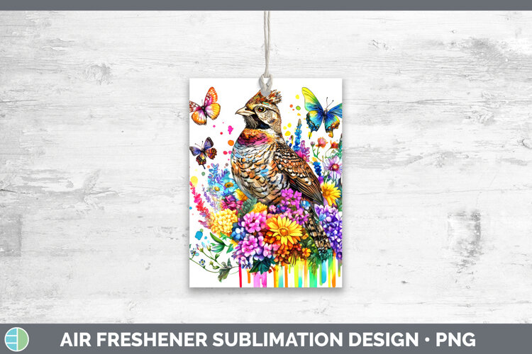 GorgeousWoodland Rainbow Splash Air Freshener design.