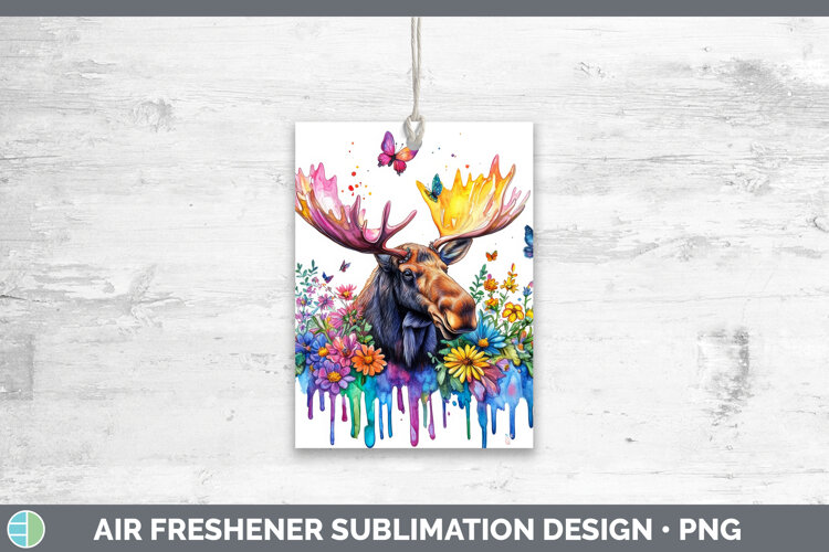 GorgeousWoodland Rainbow Splash Air Freshener design.