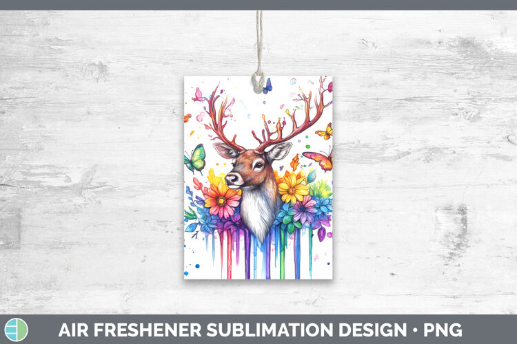 GorgeousWoodland Rainbow Splash Air Freshener design.