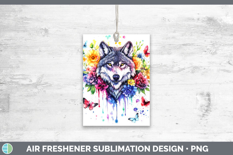 GorgeousWoodland Rainbow Splash Air Freshener design.
