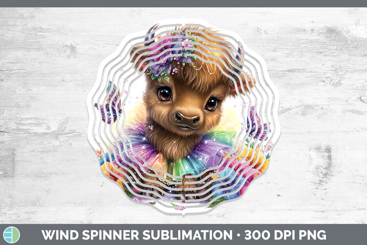GorgeousWoodland Rainbow Summer Wind Spinner design.
