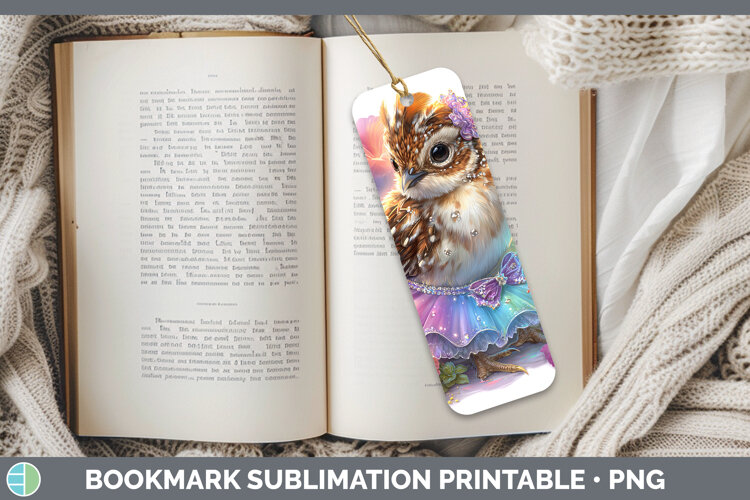 GorgeousWoodland Rainbow Summer Bookmark design.