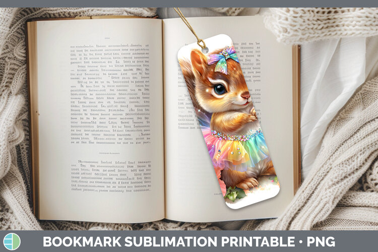 GorgeousWoodland Rainbow Summer Bookmark design.