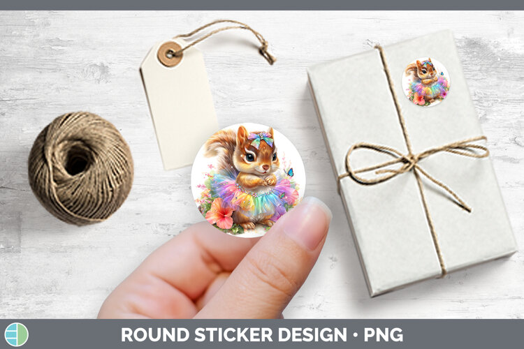 GorgeousWoodland Rainbow Summer Stickers design.