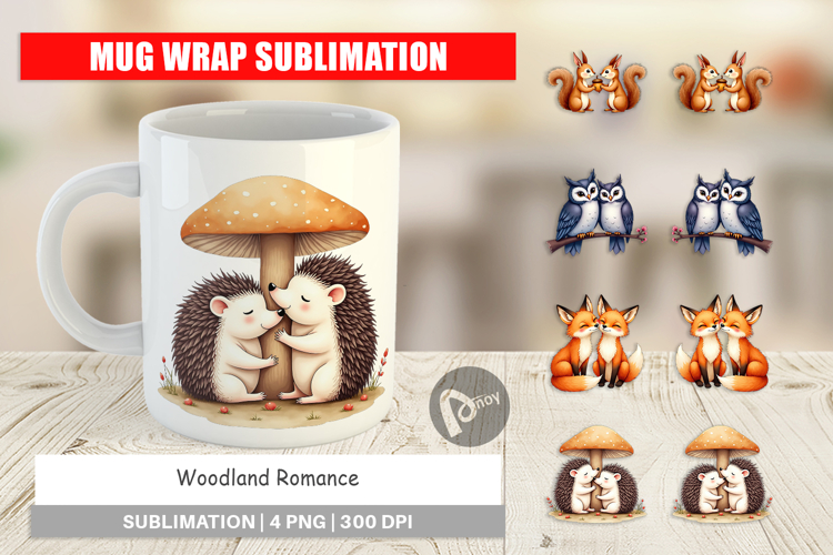 Woodland Romance Mug Wrap