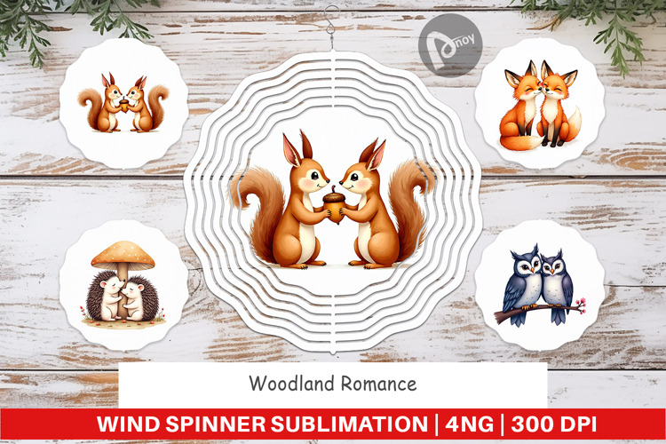 Woodland Romance Wind Spinner
