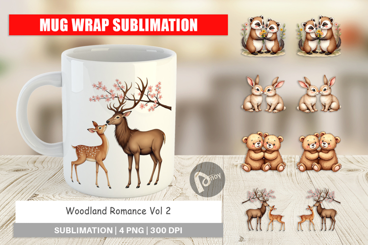 Woodland Romance Mug Wrap