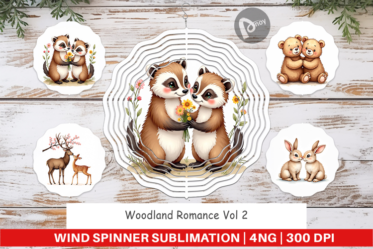 Woodland Romance Wind Spinner