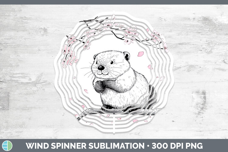 GorgeousWoodland Sakura Wind Spinner design.
