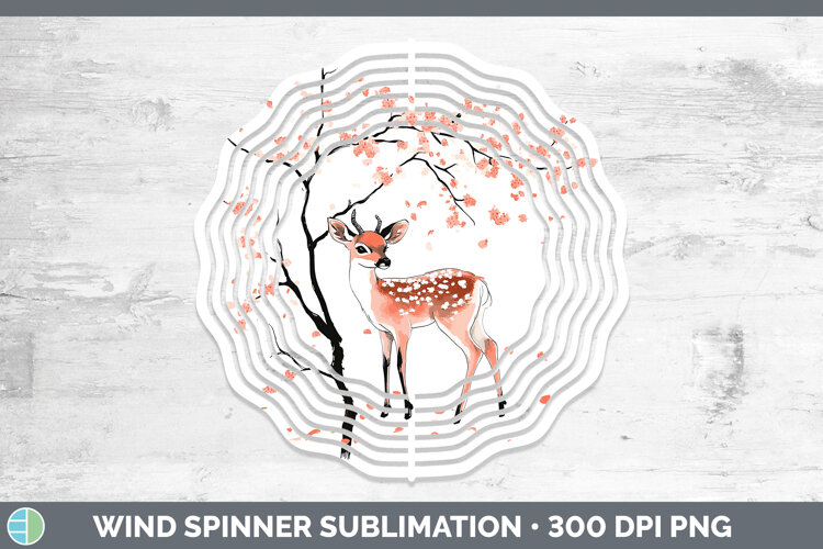 GorgeousWoodland Sakura Wind Spinner design.
