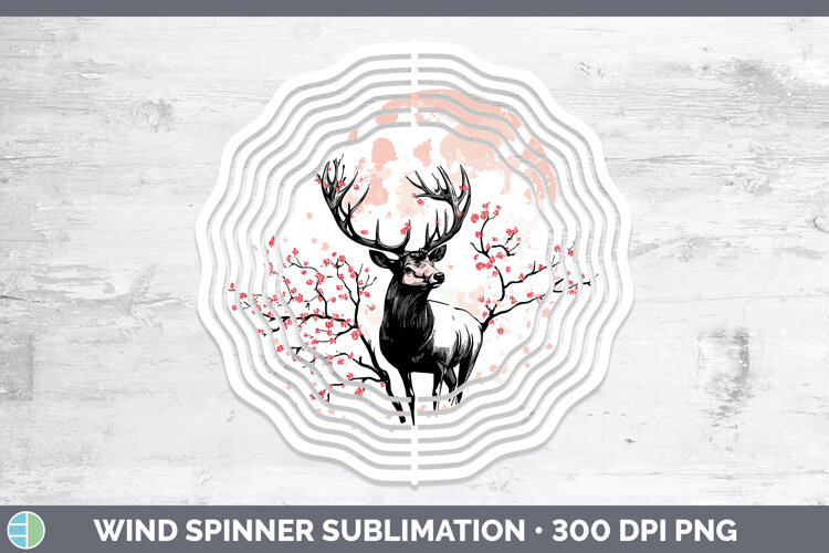 GorgeousWoodland Sakura Wind Spinner design.