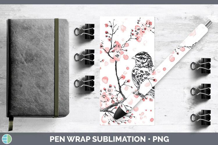 GorgeousWoodland Sakura Pen Wrap design.