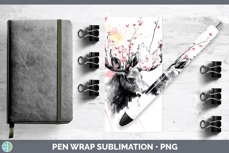 GorgeousWoodland Sakura Pen Wrap design.