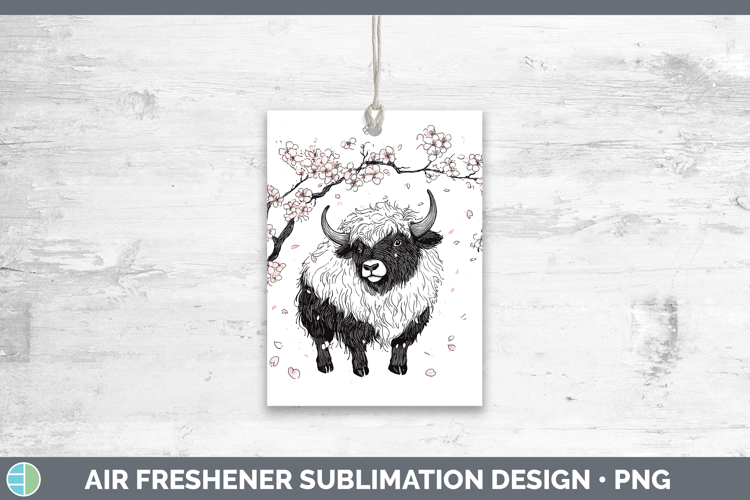 Woodland Sakura Musk Ox Air Freshener Sublimation Car Freshe