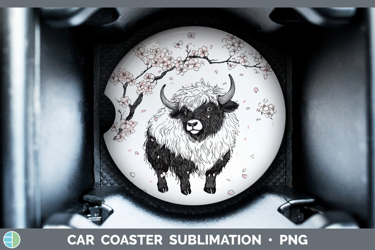Car Coaster Sublimation Designs Image 4