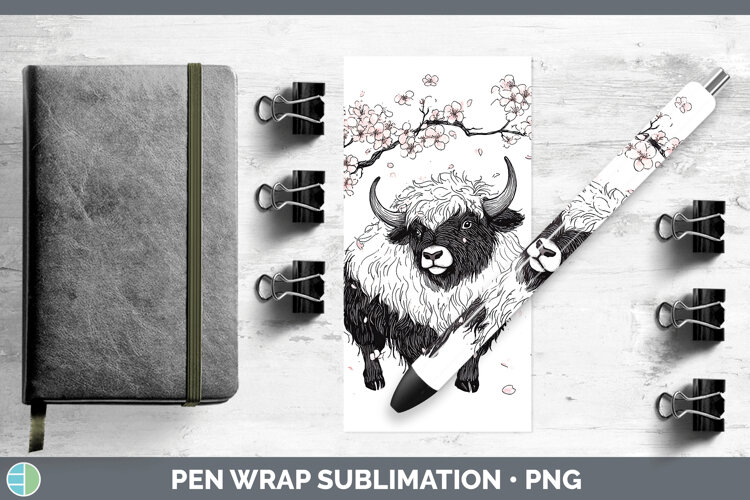 GorgeousWoodland Sakura Pen Wrap design.