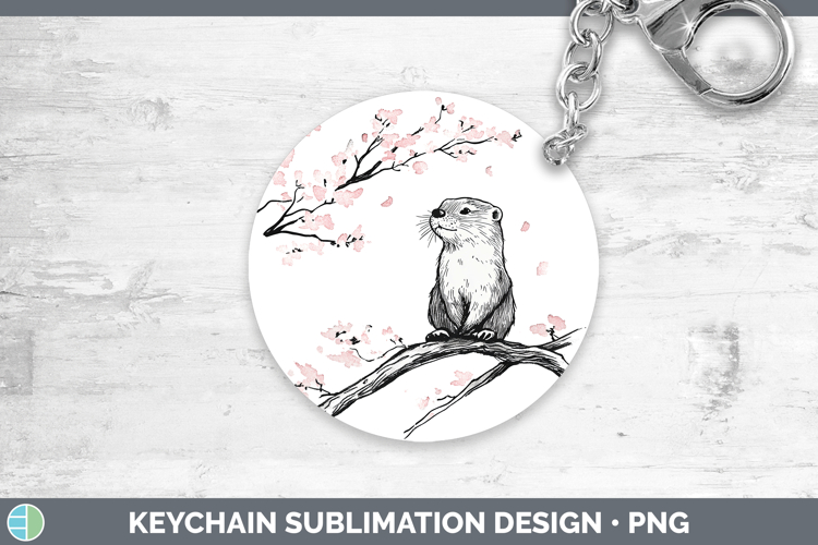 GorgeousWoodland Sakura Keychain design.