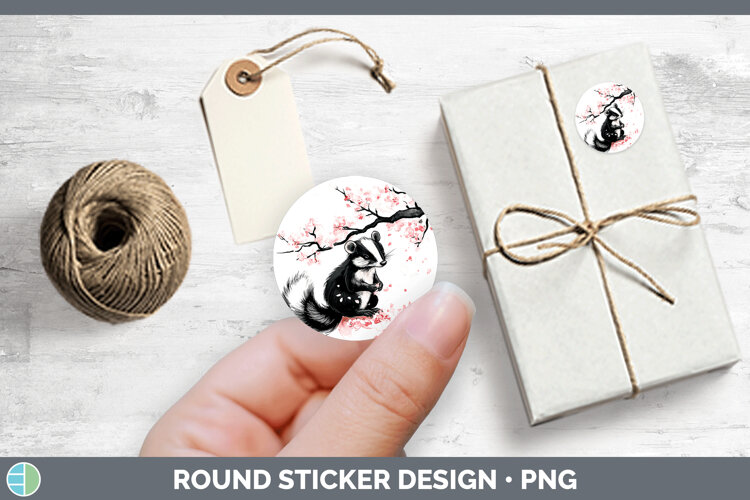 GorgeousWoodland Sakura Stickers design.