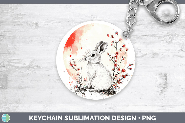 GorgeousWoodland Sakura Keychain design.