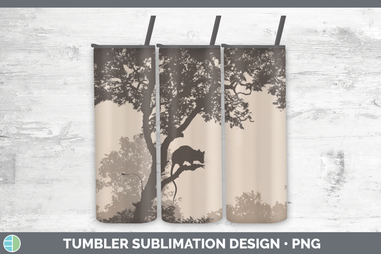 Opossum Silhouette Image 4