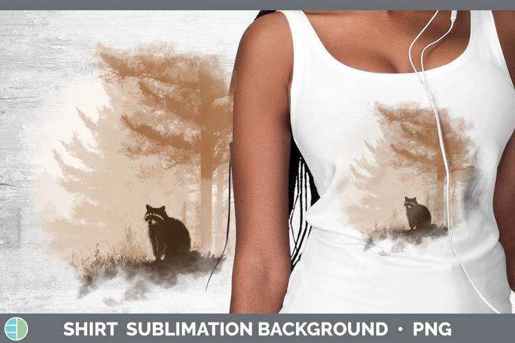Raccoon Silhouette Image 18