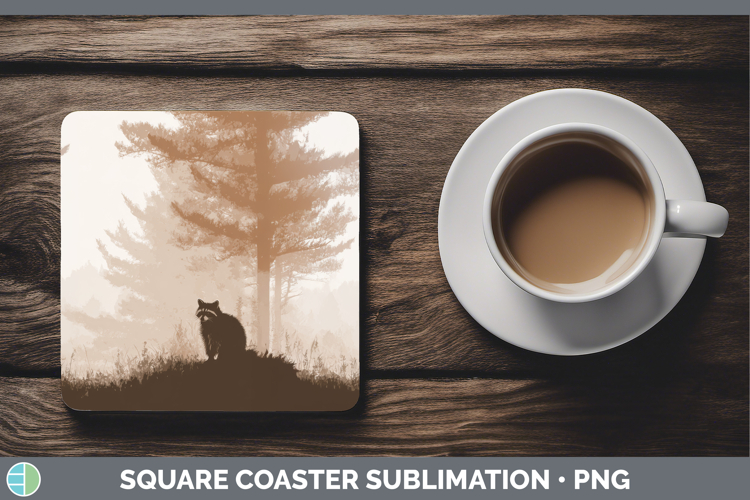 Raccoon Silhouette Image 17