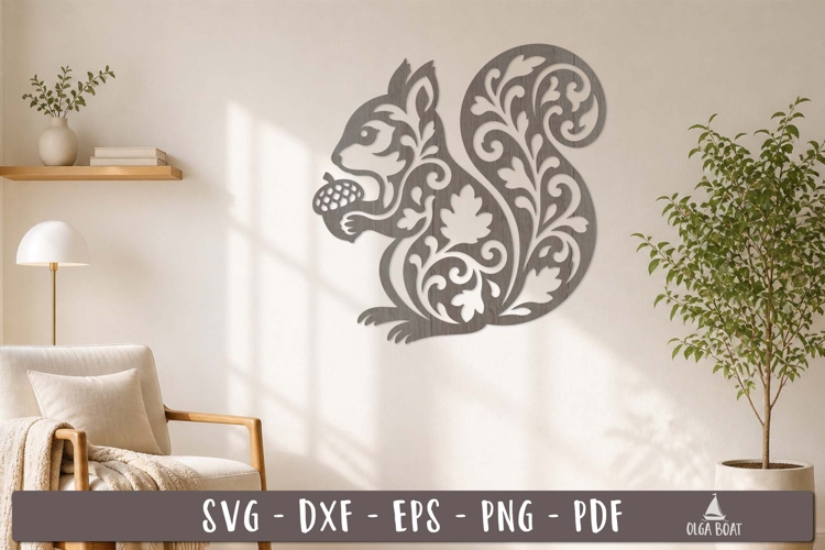 Squirrel Silhouette Image 12