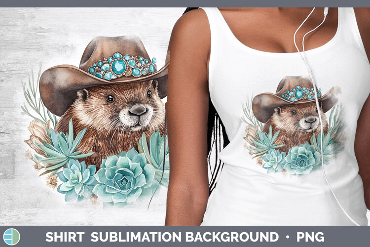 GorgeousWoodland Teal Cowboy Shirt design.