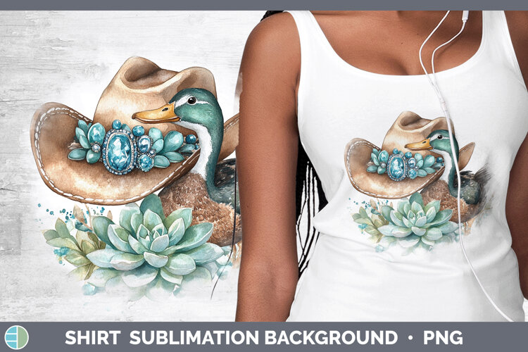 GorgeousWoodland Teal Cowboy Shirt design.